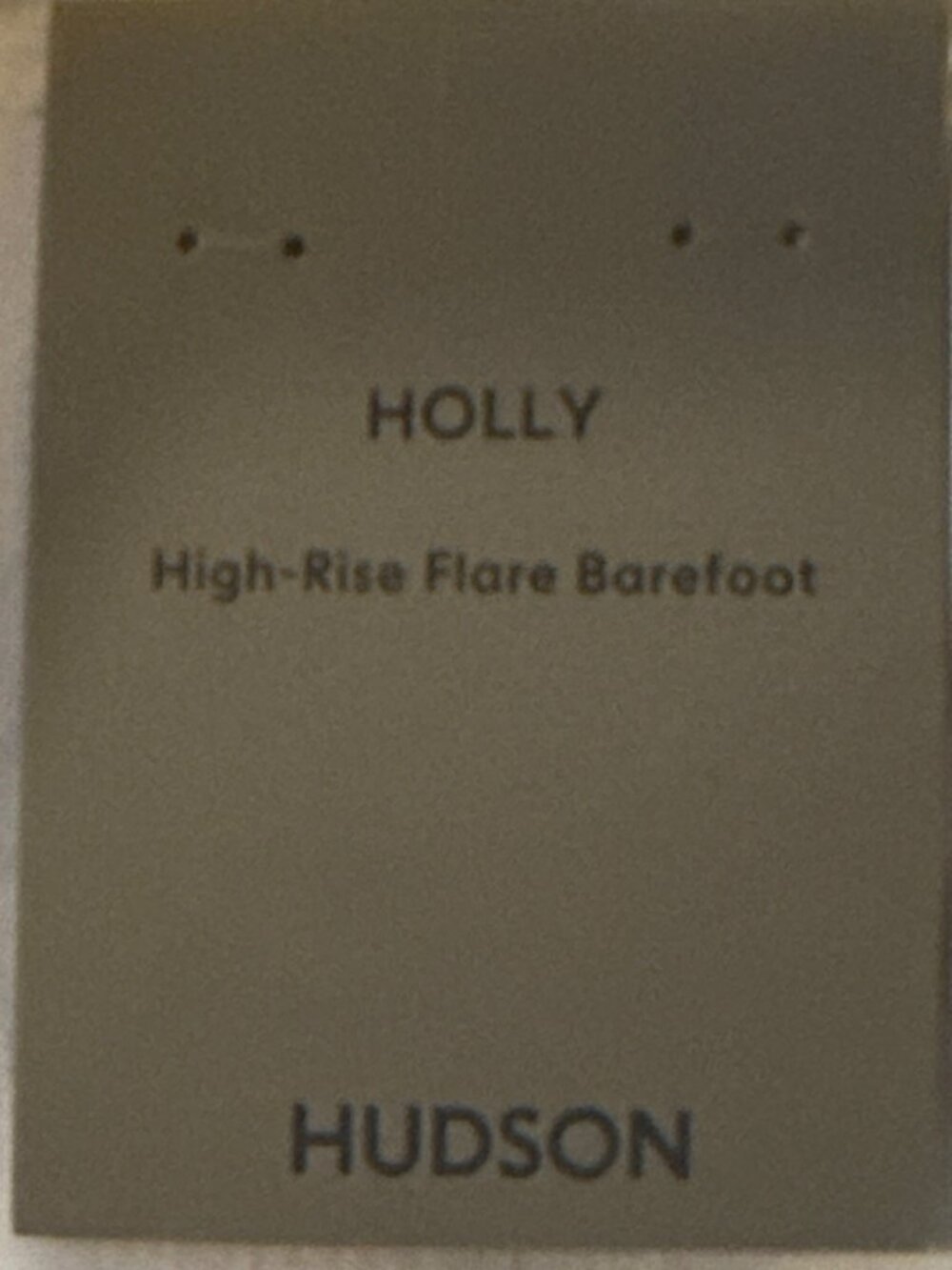 Hudson Women's Holly High-Rise Flare Barefoot White Size 25 New With Tag - Picture 8 of 8
